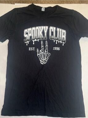 Spooky Club Graphic Tee - Black